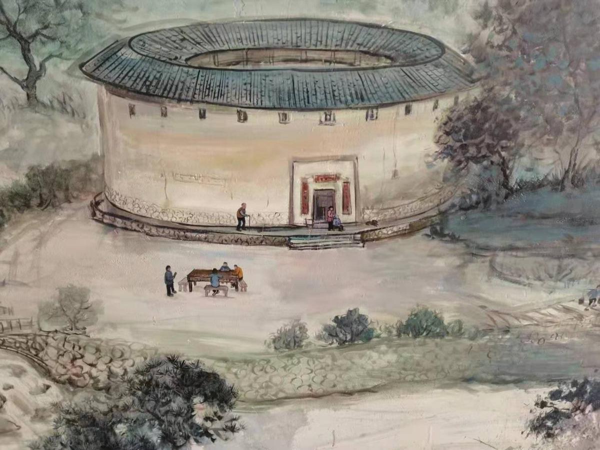 Tulou Panda Homestay Yongding Eksteriør billede